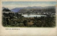 Vintage postcard of a view of Khandalla
