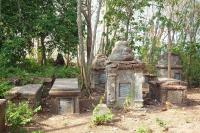 Old European graves near the Protestant St John