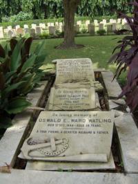 Joint Gravestone of Agnes Mary Warry - Edmund Seymore Hale - Oswald Edward Watling