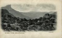 Vintage postcard of Dukes Nose, Khandalla
