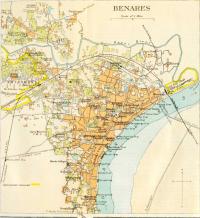 Map of Benares