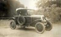 Dudley Woods in a 1928 Citroen