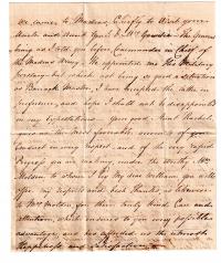 A Letter from Nicholas Matthew Smyth to his son William Robinson Smyth 1810 - 3