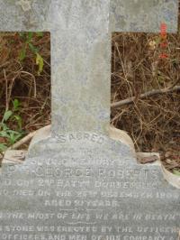 Gravestone of Pte. George Roberts