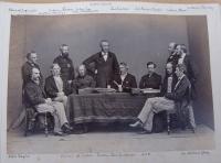Members of the Council in the Photograph are: Sir Henry Durand Sir William Grey Lord Lawrence - Viceroy Edward Lushington Sir Henry Mayne Lord Napier of Magdala Sir Henry Norman Sir Hugh Rose Sir Henry Streachey Lord Strathairne Noble Taylor Sir Charles Tremaine 
