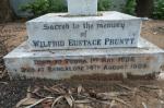 Headstone of Wilfrid Eustace Prunty