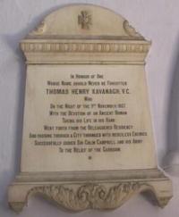Memorial toThomas Henry Kavanagh VC in Lucknow Church