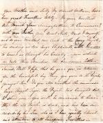 A Letter from Nicholas Matthew Smyth to his son William Robinson Smyth 1810 - 2